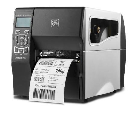 Термотрансферный принтер Zebra ZT230, 300 dpi, Serial, USB, Отрезчик (ZT23043-T2E000FZ)