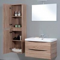 ANCONA-N-800-2C-SO-WO Тумба под раковину BelBagno Rovere Bianco