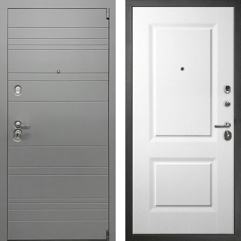 Дверь Гранит С9 Силк сноу 980 x 2080 петли слева