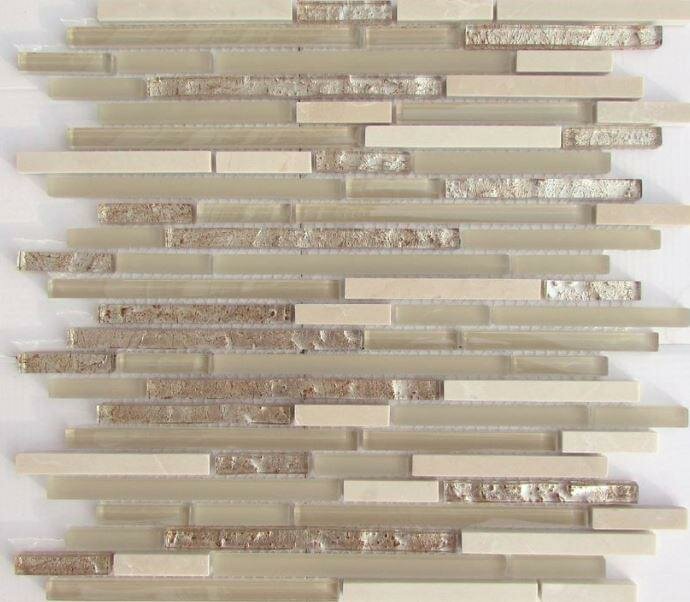 Мозаика Liya Mosaic Stripes Cream 30.1x30.1