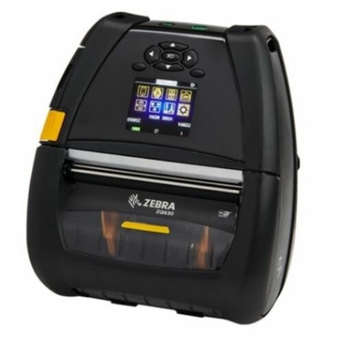 Принтер Zebra ZQ630 ZQ63-RUWAE11-00 Dual 802.11AC / BT4.x, Linered platen, 0.75quot; core, Group E, Shoulder strap, Belt clip, Media Width Sen
