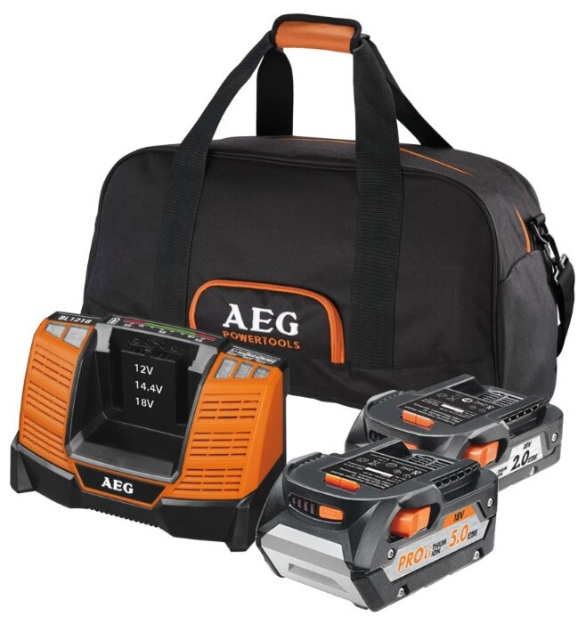 Комплект AEG SET LL 18X0 BL 18 В 5 А·ч