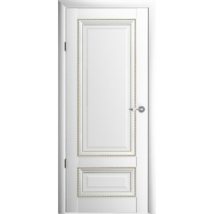 Межкомнатная дверь ламинированная Версаль 1 , Цвет - Белый, Тип - Глухое, Размер 2000*900