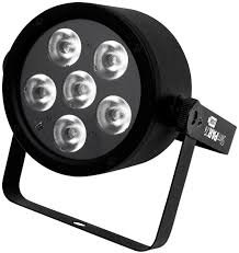 CHAUVET-DJ SlimPAR T6 USB светодиодный прожектор направленного света типа LED PAR 6x3Вт RGB c DMX, D-Fi и ИК управлением.