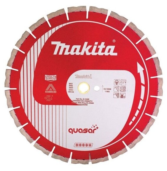 Диск алмазный отрезной 350x25.4 Makita B-13465