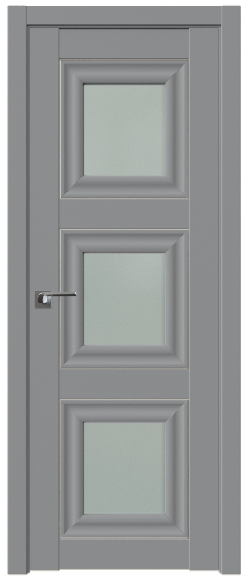 Дверь ProfilDoors Серия U модель 97U Цвет:манхэттен Остекление:Стекло матовое