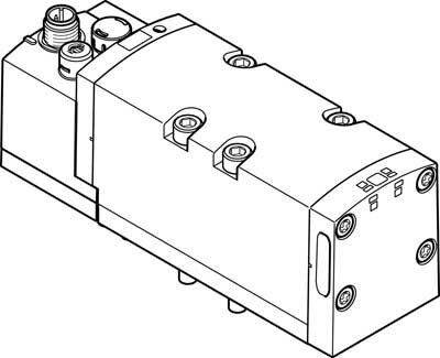 Распределитель с электроуправлением Festo VSVA-B-M52-MD-D2-1R5L