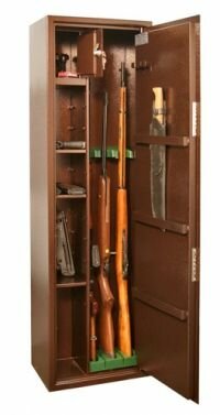 Оружейный сейф для оружия на 3 ружья ко - 038Т