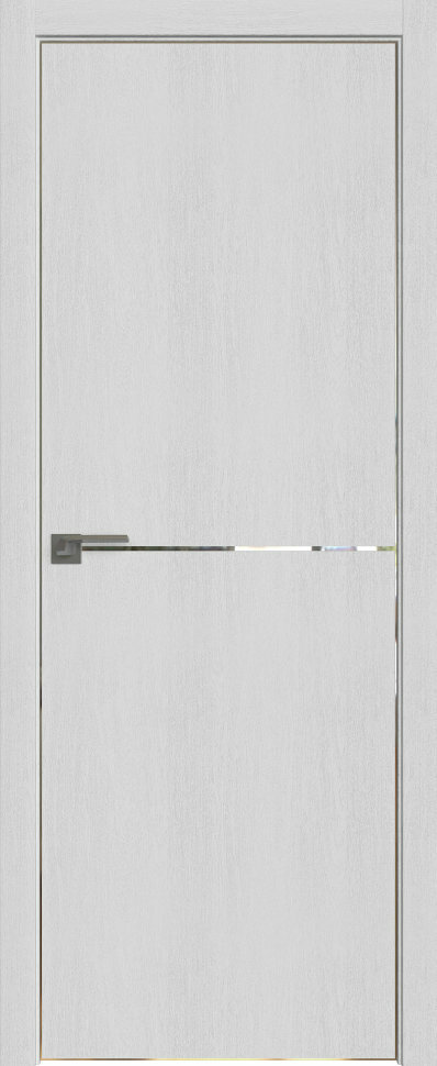 Межкомнатная дверь экошпон PROFIL DOORS 12ZN с алюминиевой кромкой (Монблан)