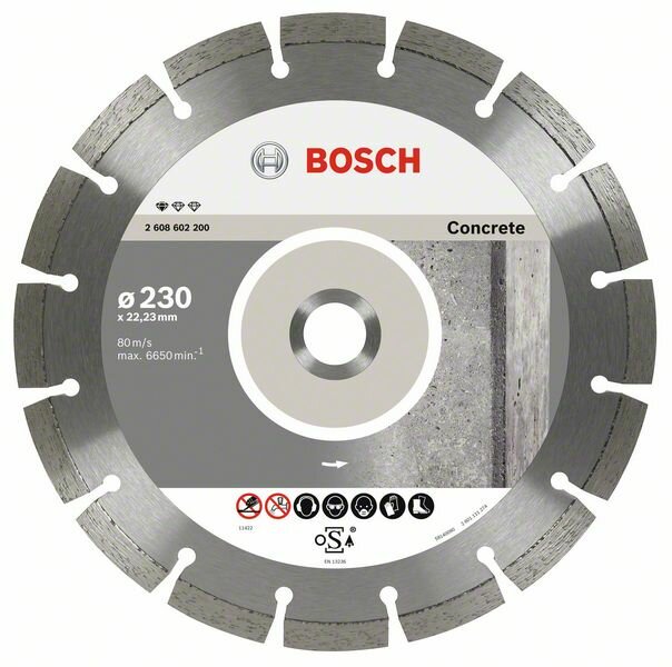 10 Алмазных дисков Bosch Standard for Concrete 230x22.2 (2608603243)