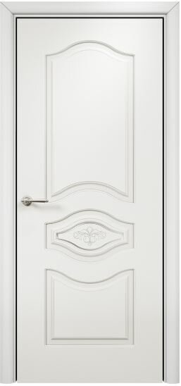 Межкомнатная дверь Оникс Сицилия (Эмаль белая по МДФ) глухая