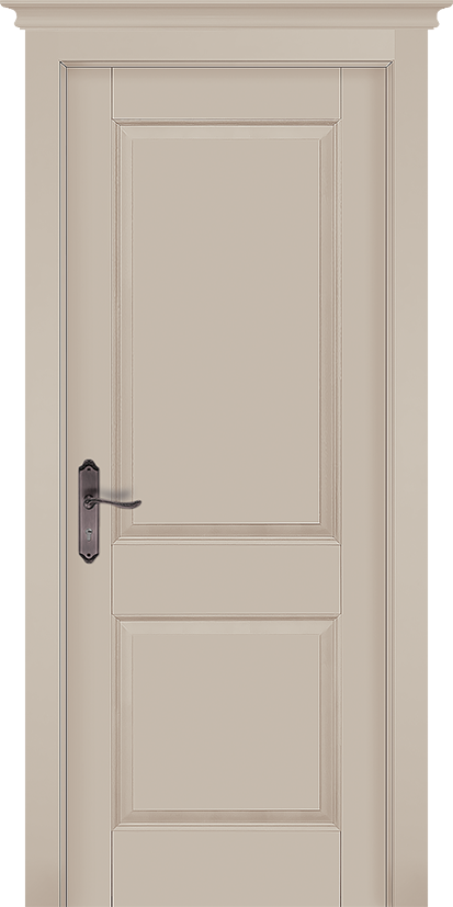 Дверь Ока/Dveri Ока/Элегия ДГ Эмаль крем, двери из массива ольхи 2000x700