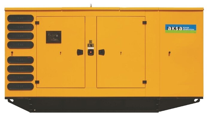 Дизельный генератор Aksa AP 385 в кожухе с АВР (280000 Вт)