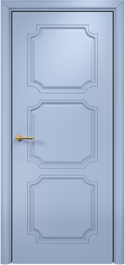 Дверь Оникс Валенсия фрезерованное Цвет:эмаль голубая мдф Остекление:Без стекла