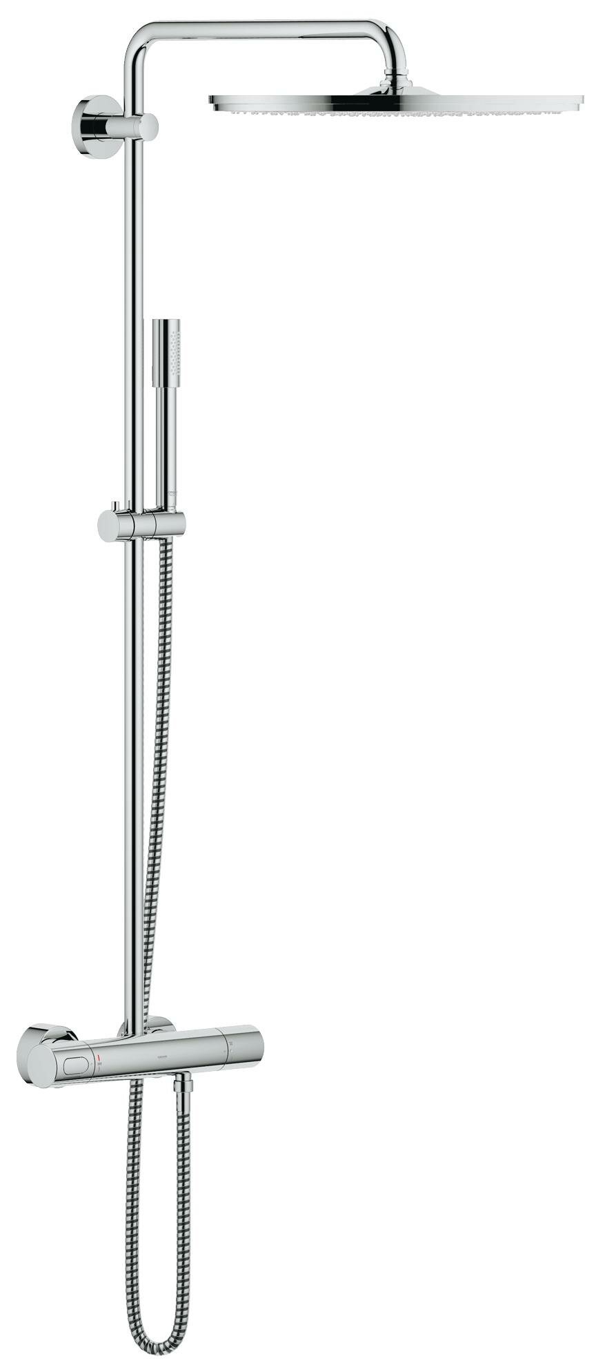 Душевая система GROHE Rainshower 400 с термостатическим смесителем, хром (27174001)