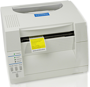 CITIZEN Принтер CL-S521G, 200 dpi, белый, ДТ, языки Zebra / Datamax