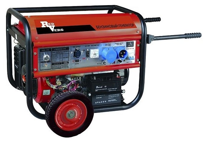 Бензиновый генератор RedVerg RD-G6500ENA (5000 Вт)
