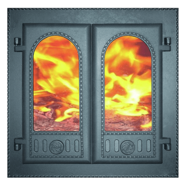 Дверка каминная ДК-6С, «Горница» Рубцовское литье