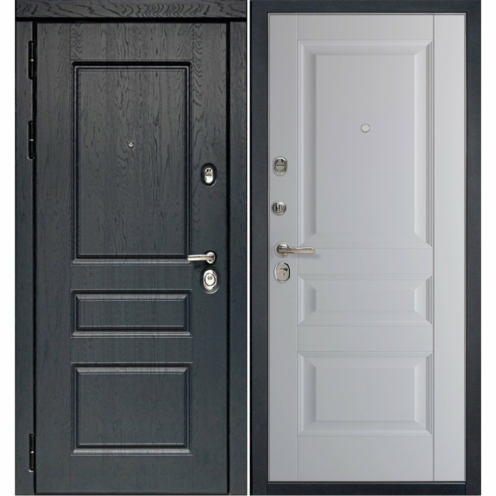 Входная металлическая дверь HAUSDOORS ProfilDoors HD-2/95U Манхэттен |Полотно 100 мм, Металл 1.5 мм (Товар № ZA190819), Размер 2050*960 по коробке (правая)