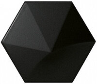 Керамическая плитка OBERLAND BLACK MATT 12,4х10,7