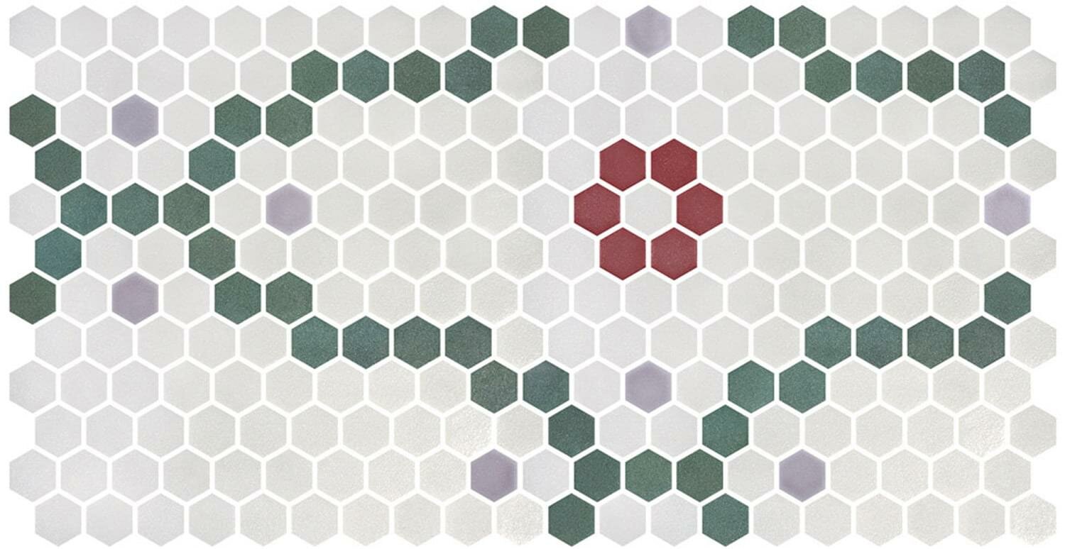 Мозаика Onix Mosaico Hex Geo Patterns 13 30.1x29