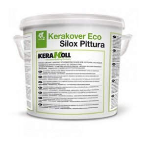 Краска Kerakoll Kerakover Eco Silox Pittura на основе водной дисперсии акрил-силоксановых смол, минеральная, цвет Белый, 14 л