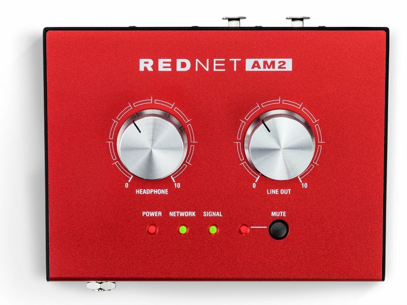 Focusrite Pro RedNet AM2 мониторный стерео модуль для аудио сети Dante