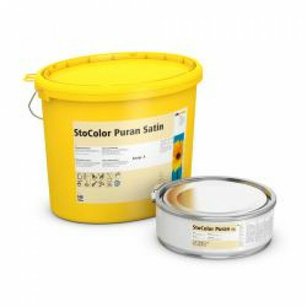 Двухкомпонентная полиуретановая краска StoColor Puran Satin 16,5 кг