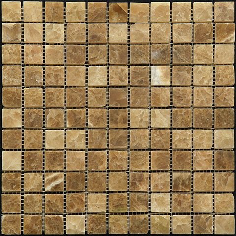 Мозаика из оникса Natural Adriatica M072-25P (M073Y-25P) (2,5х2,5) 30,5х30,5