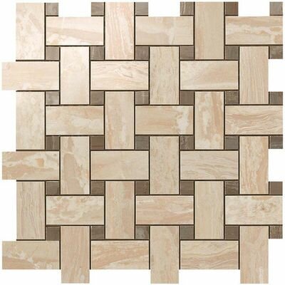 Мозаика Atlas Concorde Supernova Marble Woodstone Champagne Twist Mosaic 30,5x30,5 (600110000070) м2