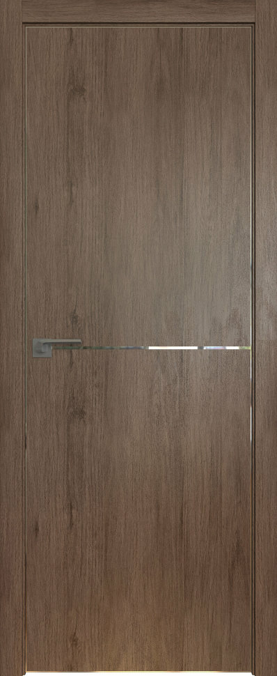 Межкомнатная дверь экошпон PROFIL DOORS 12ZN с алюминиевой кромкой (Салинас тёмный)