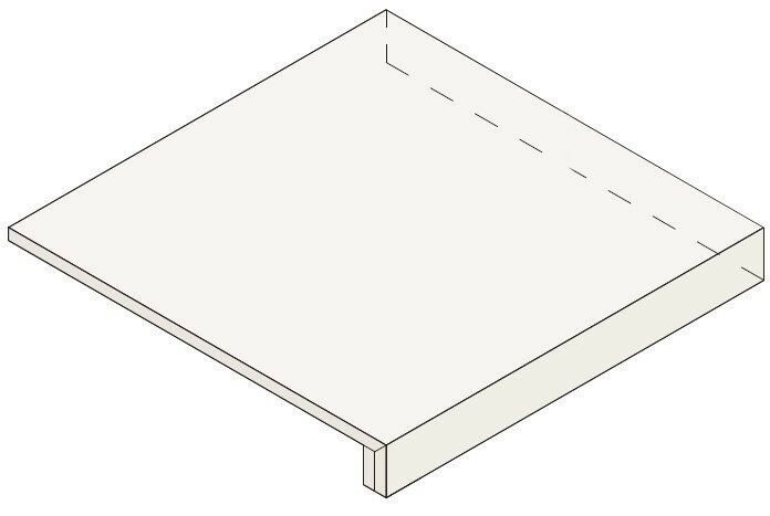 Керамогранит Atlas Concorde NASH Nash White Wood Scalino Angolare 33 DX (AN2Y) 33x33 Керамогранит (33x33 см.)