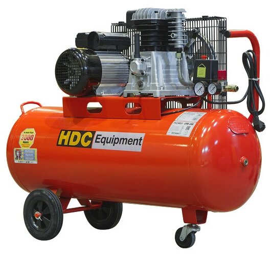 Компрессор масляный HDC HDC HD-A101, 100 л, 2.2 кВт