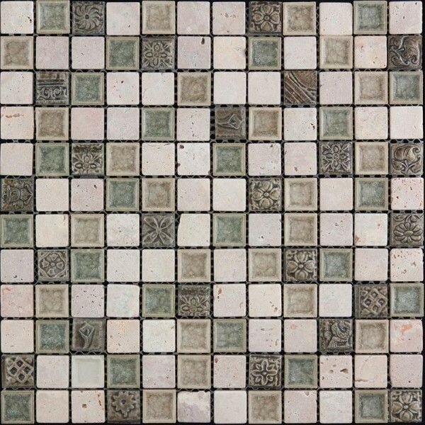 Универсальная плитка Inka Универсальная плитка Natural Mosaic BDA-2304 (FBY-04) 29.8x29.8 Inka BDA-2304 (FBY-04) 29.8x29.8