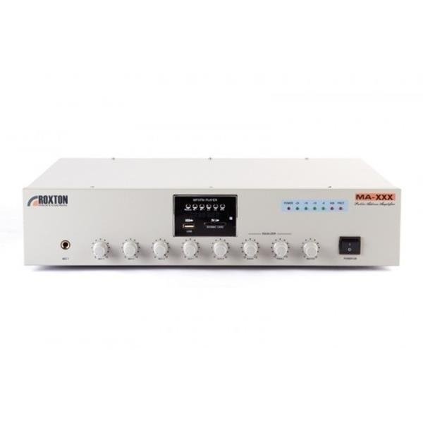 MA-60 МР3-плеер-USB-FM-тюнер-усилитель 60Вт, 3 микр./2 лин. входа, ИК-пульт ДУ
