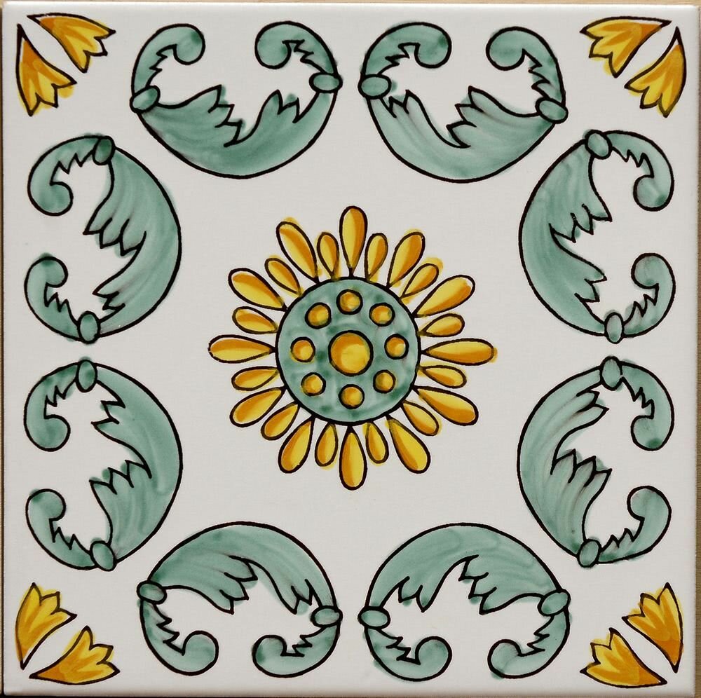 Майолика плитка Giovanni De Maio Ceramica Artistica Vietrese Levante Decori ( м2)