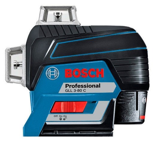 Лазерный уровень самовыравнивающийся BOSCH GLL 3-80 C Professional + BM 1 + L-BOXX 136 (0601063R05)