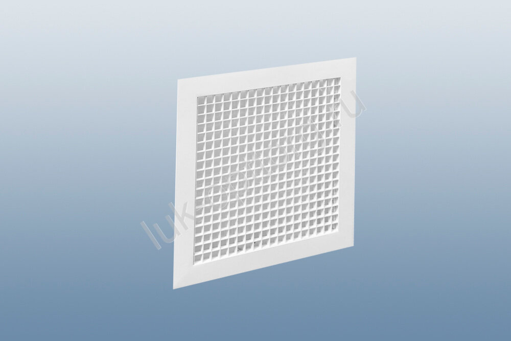 Вентиляционная сотовая решетка СВР-П белая с пластиковым полотном 2500 * 1500 (Ш * В)