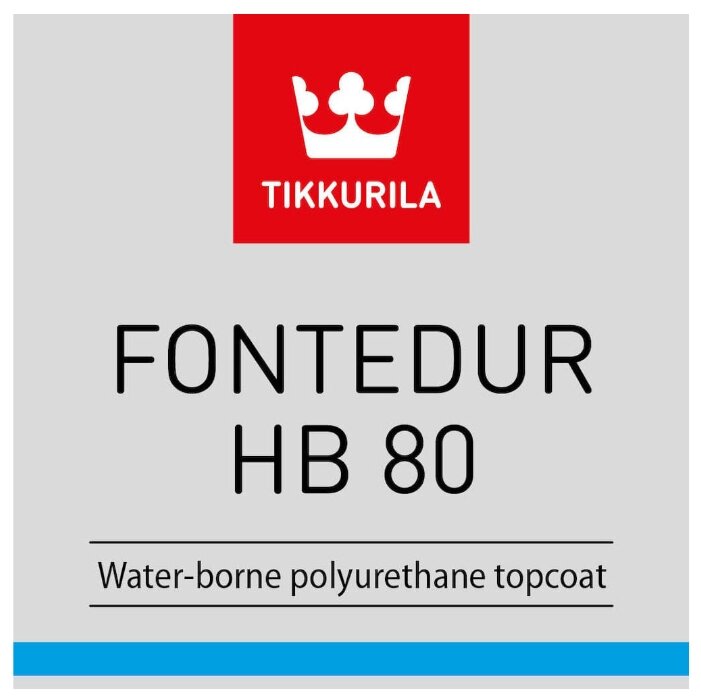 Краска полиуретановая Tikkurila Fontedur HB 80 глянцевая