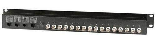 Приемник/передатчик SCT TPP016-RJ45 пассивный, 16-ти канальный, для передачи видеосигналов по витой паре на 600 м., 16 входов/выходов (4 RJ-45), 16