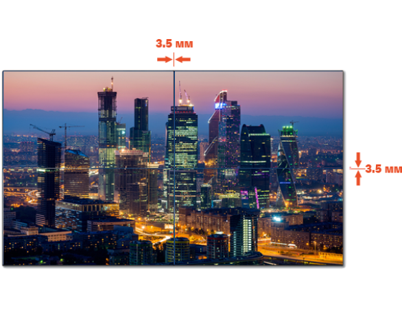 Flame 55UNС35L LCD дисплей 55quot; с супертонкой рамкой (шов 3,5 мм)