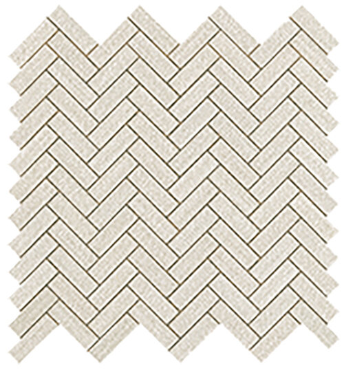 Керамическая плитка Mos.Room White Herringbone Wall