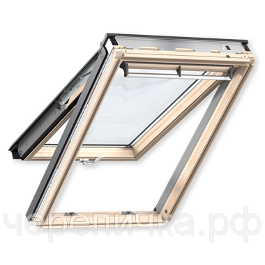 Мансардное окно VELUX Панорама Дерево GPL 3070 MK08(78*140)