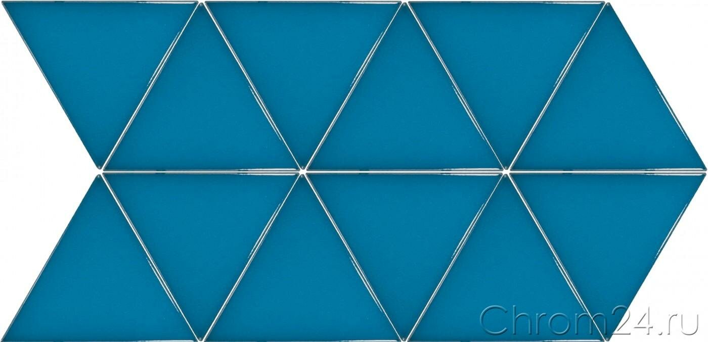 Equipe Triangolo Mosaic Electic Blue керамическая плитка (45 x 22,5 см) (24252)