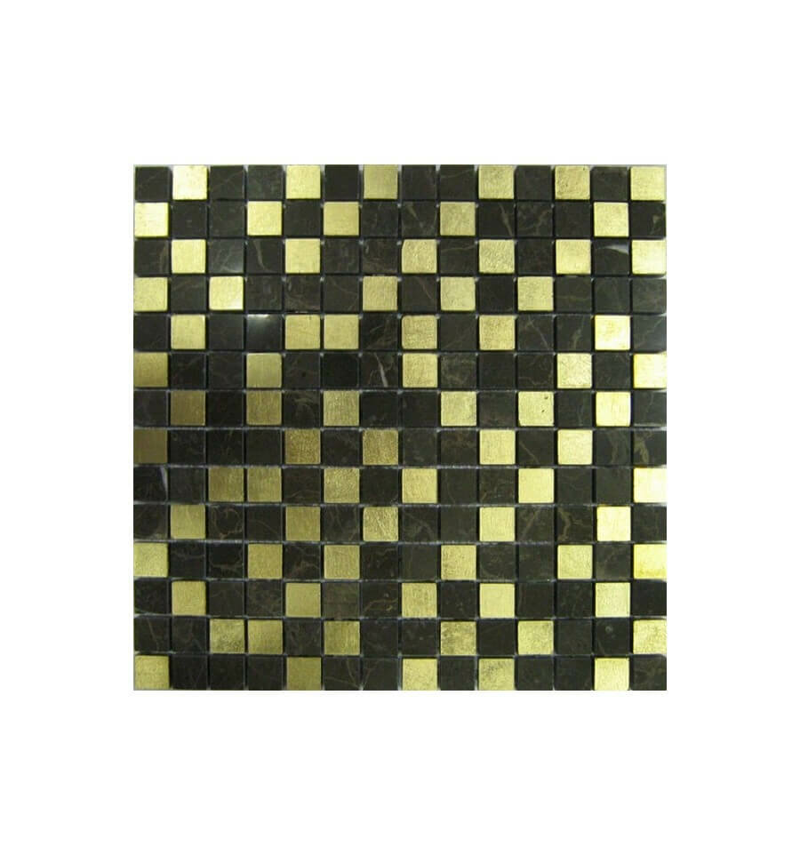 Каменная мозаика Fk Marble Luxury Mosaic Gold Leaf 30,5х30,5 (м2)