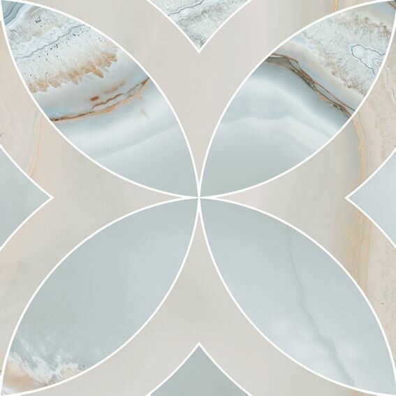 Керамическая плитка Aparici Ceramicas (Апаричи Керамикас) Керамическая плитка Beyond Turquesa Pulido Rossone 44.63x44.63 Beyond