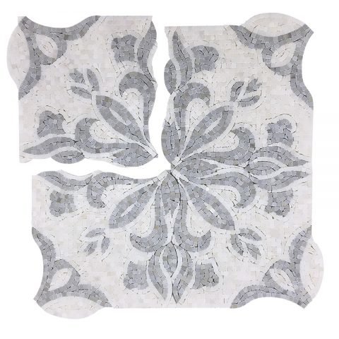 Мраморная мозаика Skalini Pietra Floreale PF-01 30,5х30,5
