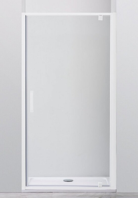 Дверь в нишу Cezares Relax RELAX-BA-1-80-P-Bi, 80х185 см, стекло рифлёное, профиль белый