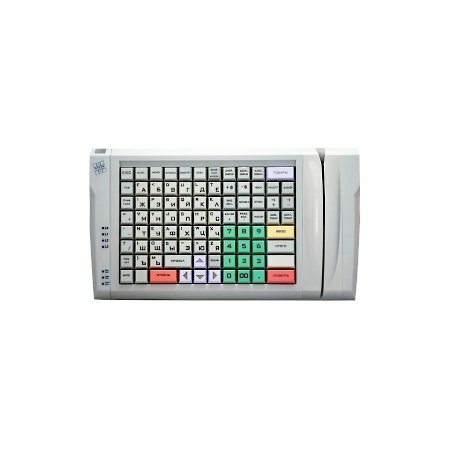 Клавиатура программируемая LPOS-096-M12, RS/2, белый