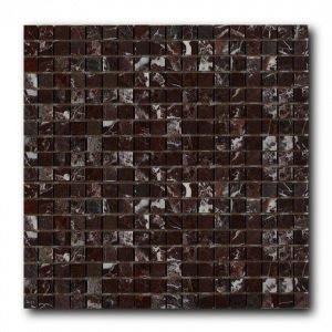 Мозаика из натурального камня ArtNatura Marble Mosaic Rosso Levanto (плитка 15x15 мм), лист 305x305 мм (0,47 м2/упак.)